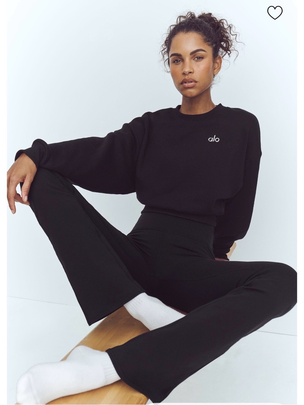 ALO Airbrush high-waist 7/8 bootcut legging